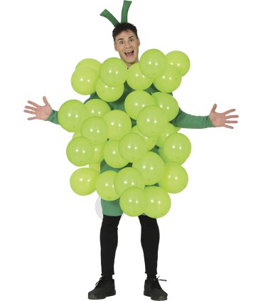 DISFRAZ DE RACIMO UVAS ADULTO T-L