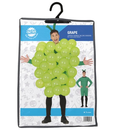 DISFRAZ DE RACIMO UVAS ADULTO T-L
