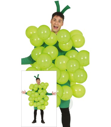 DISFRAZ DE RACIMO UVAS ADULTO T-L