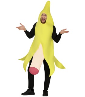 DISFRAZ DE BANANA FELIZ ADULTO T-L