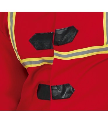 DISFRAZ DE BOMBERO CON "MANGUERA" ADULTO