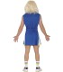 DISFRAZ DE CHEERLEADER AZUL ADULTO