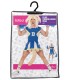 DISFRAZ DE CHEERLEADER AZUL ADULTO