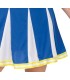 DISFRAZ DE CHEERLEADER AZUL ADULTO