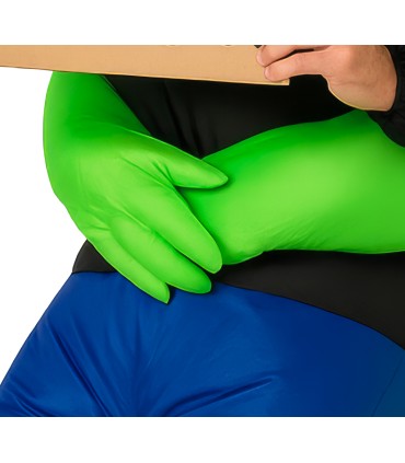 DISFRAZ ALIEN COGIDO ADULTO T-L