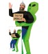 DISFRAZ ALIEN COGIDO ADULTO T-L