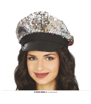 GORRA LENTEJUELAS COLORES