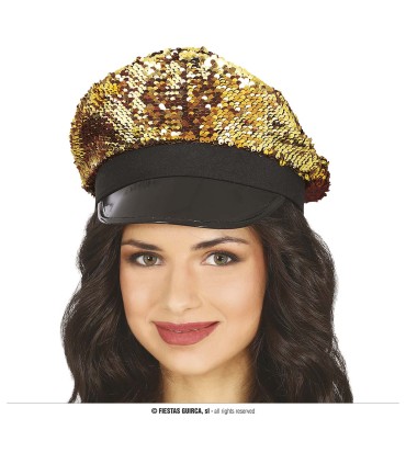 GORRA LENTEJUELAS COLORES