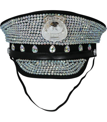 GORRA POLICIA CON BRILLANTES