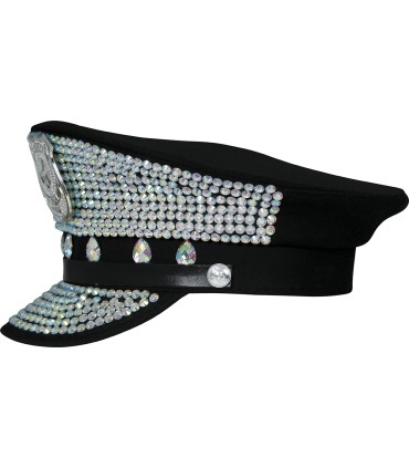 GORRA POLICIA CON BRILLANTES