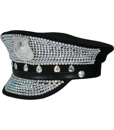 GORRA POLICIA CON BRILLANTES