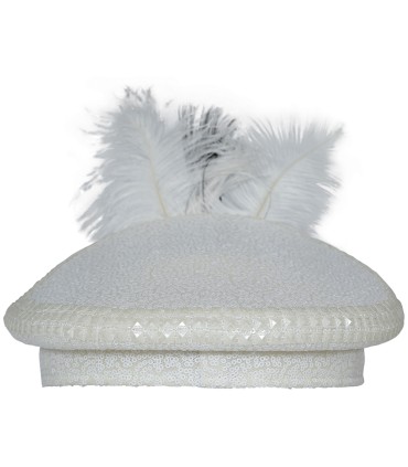 GORRA POLICIA PRIDE CON PLUMAS Y PEDRERIA