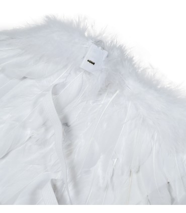 ALAS PLUMAS BLANCA CON LUZ