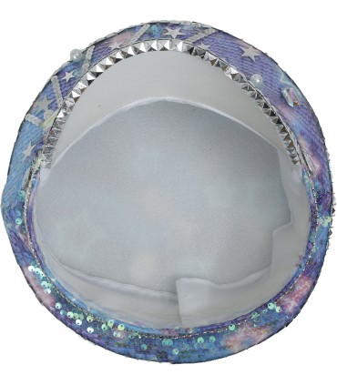 GORRA POLICIA AZUL CON PERLAS