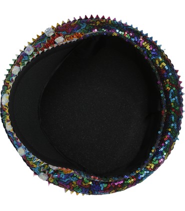 GORRA POLICIA MULTICOLOR TACHUELAS