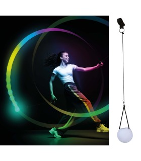 BOLA DANZA CON LEDS MULTIFUNCION 7 CM.