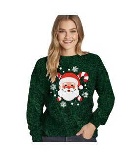 Jersey navidad glitter, adulta
