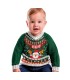 Jersey xmas verde lana 12-18 MESES