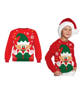 Jersey navidad elfo, infantil