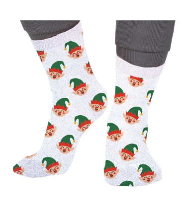Calcetines glitter xmas elfos