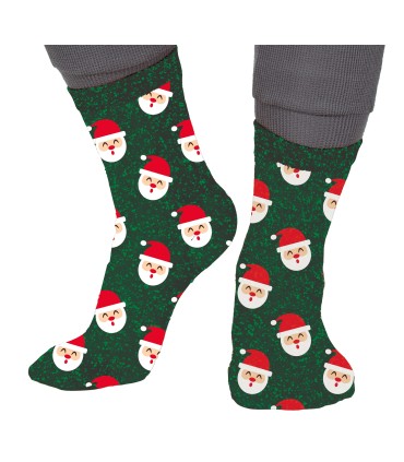 Calcetines glitter xmas santa claus