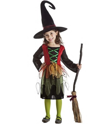 Disfraz de Bruja Hechicera Infantil