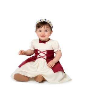 Disfraz Baby Medieval Cintas