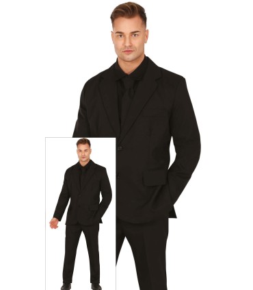 Disfraz de Traje Negro Adulto