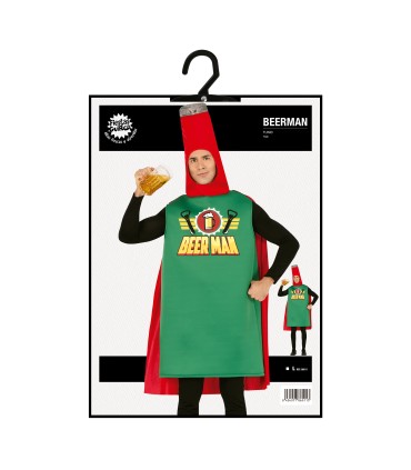 Disfraz de Botella Beerman Talla L