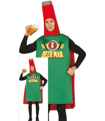 Disfraz de Botella Beerman Talla L