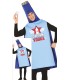 Disfraz de Botella Capitan Vodka Talla L