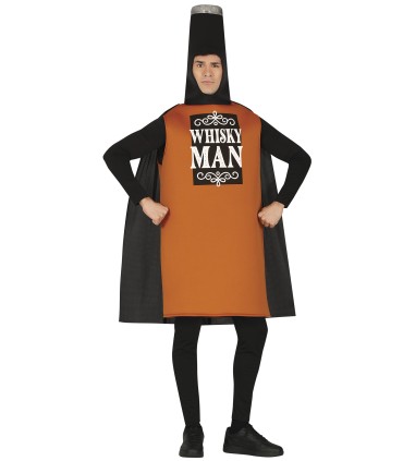 Disfraz de Botella Whiskeyman Talla L