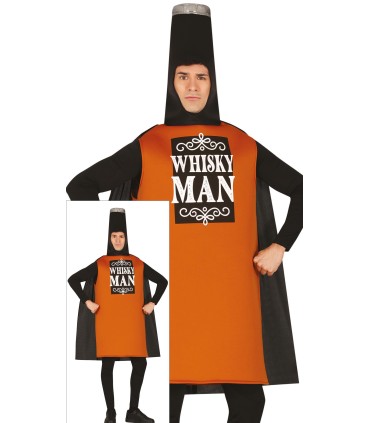 Disfraz de Botella Whiskeyman Talla L