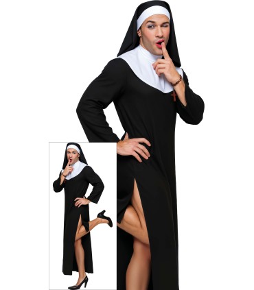 Disfraz de Monja Hombre Talla L