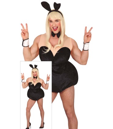 Disfraz de Conejita Gorda Hombre Talla L