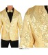 CHAQUETA LENTEJUELAS ORO ADULTO