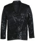 CHAQUETA  LENTEJUELAS NEGRA  ADULTO