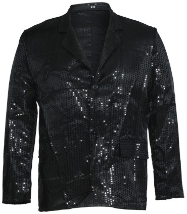 CHAQUETA  LENTEJUELAS NEGRA  ADULTO