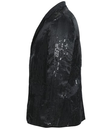 CHAQUETA  LENTEJUELAS NEGRA  ADULTO