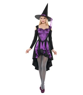 Disfraz de Bruja Morada