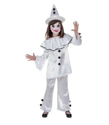 Disfraz de Payaso Pierrot Infantil