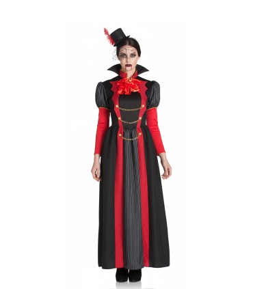 DISFRAZ DE VAMPIRESA VICTORIANA LARGO