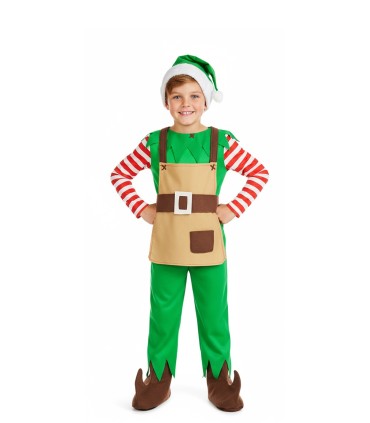 Disfraz de Elfo Niño Infantil para Navidad | Megafiesta