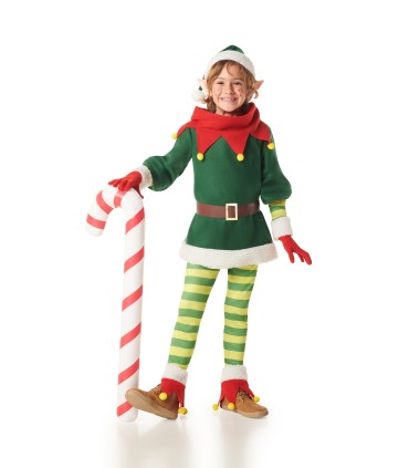 Disfraz de Elfo Dulce Infantil para Navidad | Megafiesta