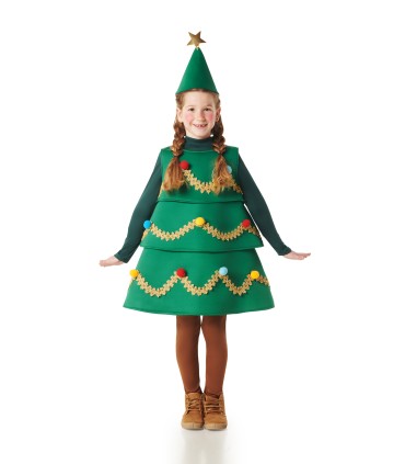 Disfraz de Pino Navidad Infantil para Navidad | Megafiesta