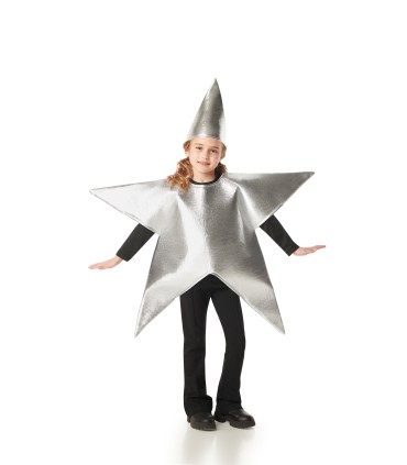 Disfraz de Estrella Plateada Infantil | Navidad | Megafiesta