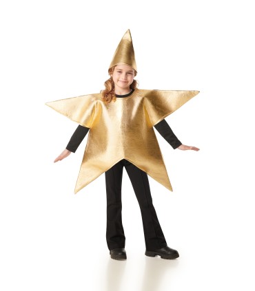 Disfraz de Estrella Dorada Infantil | Navidad | Megafiesta