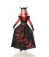 Disfraz de Vampira Falda Murcielagos Infantil | Megafiesta