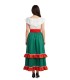 Disfraz de Mexicana Falda Verde Mujer Adulta | Megafiesta