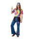 Disfraz de Hippie Hombre Psicodelico Adulto | Megafiesta